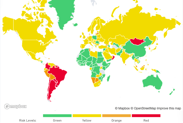 World Risk Levels